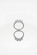 Anello trilogy regolabile specchiato