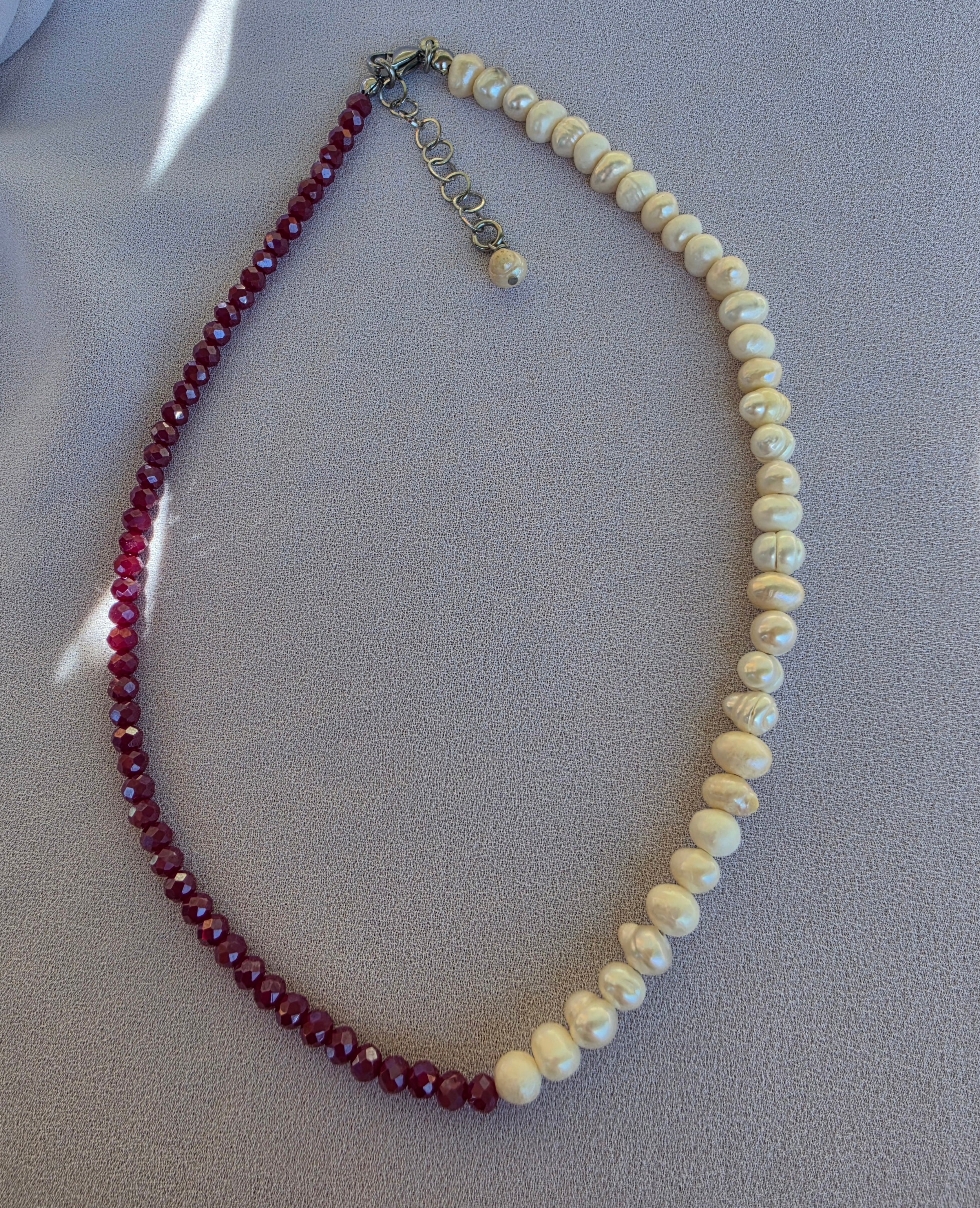 Collana "Aura perlata"