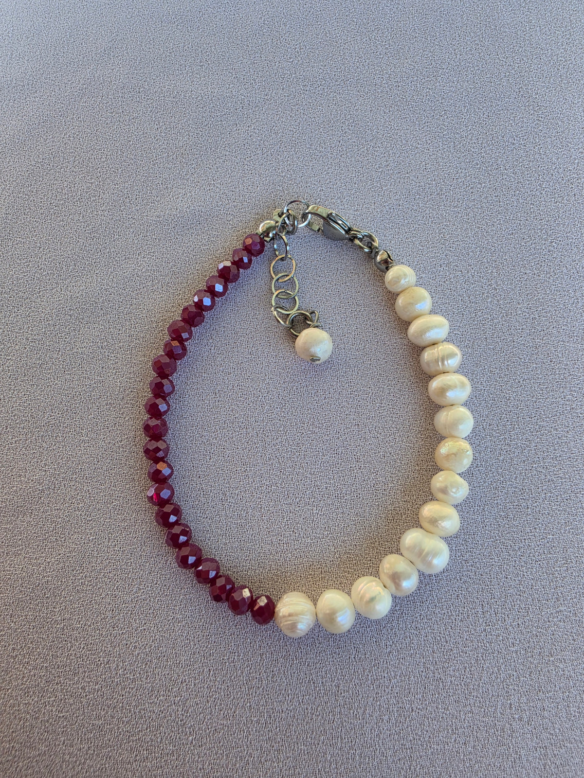 Bracciale "Aura perlata"