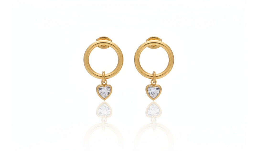 Orecchini "Circle of love"