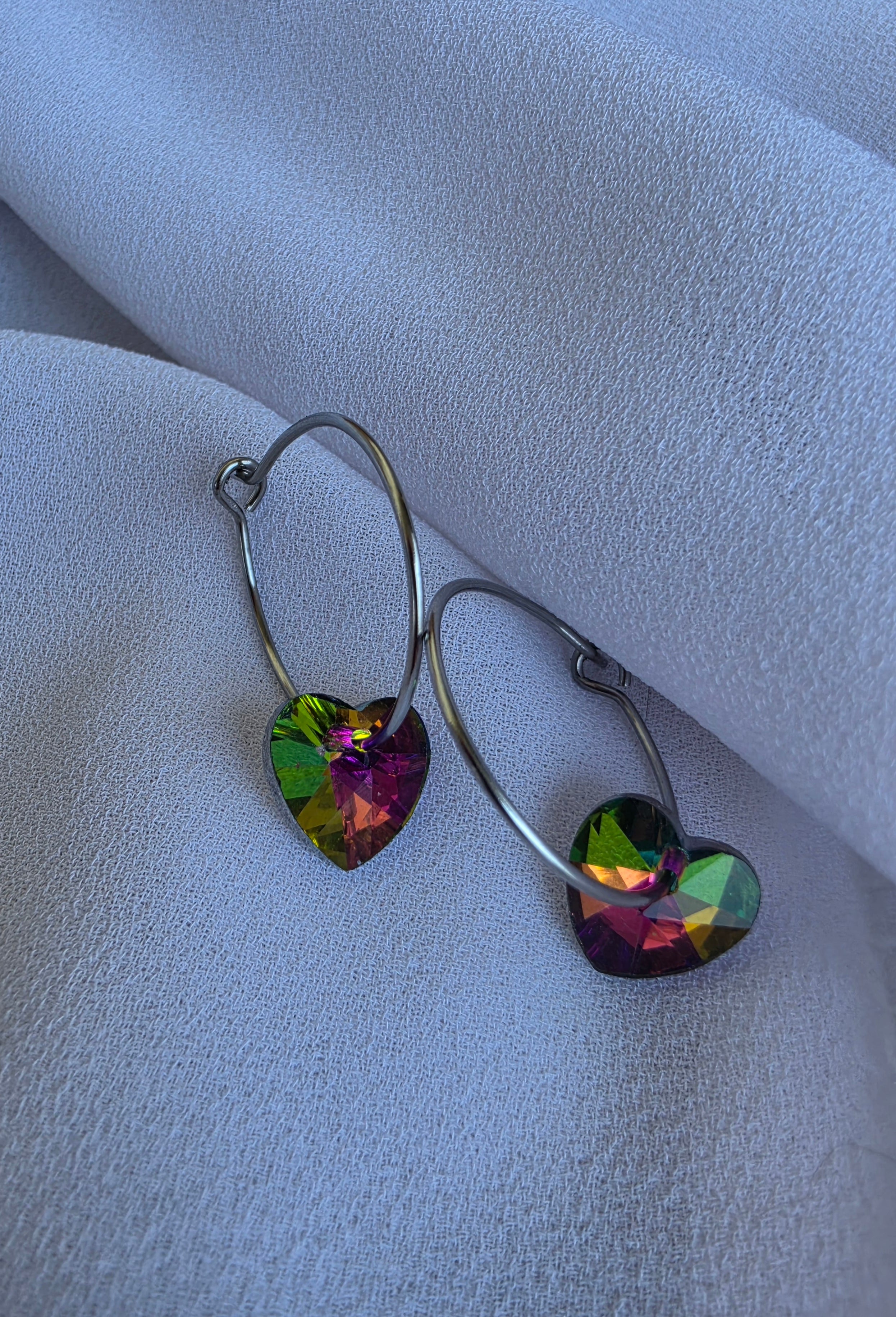 Orecchini "Shine cuore da 10 mm"