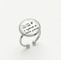 Anello "Tu che non sai e splendi di tanta poesia"