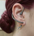 Orecchino singolo "Serpent"