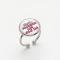 Anello "Santa pazienza che non ho"